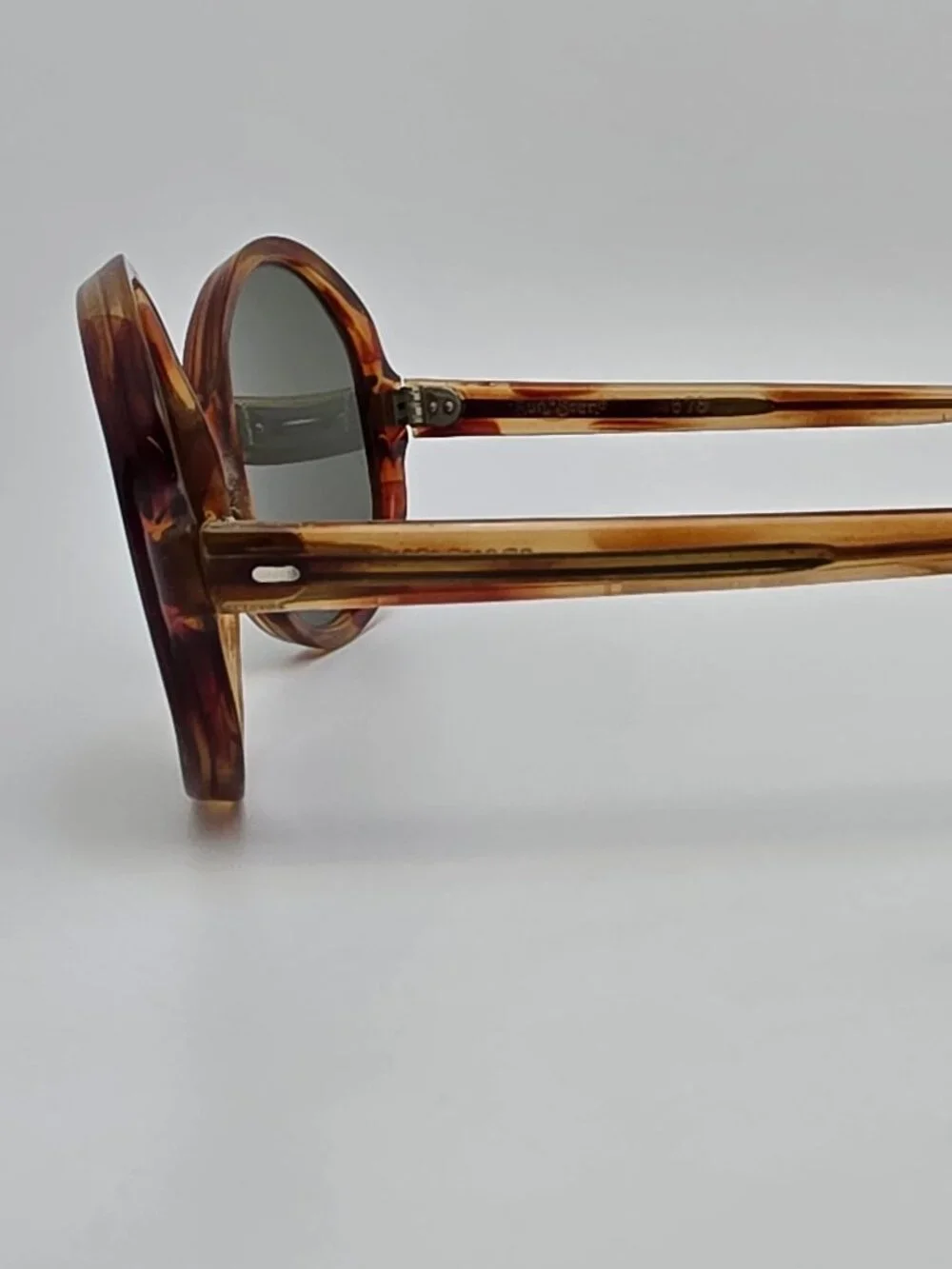 Sun Scene A678 Tortoise Frame Grey Mineral Glass Lens Sunglasses Italy 60-17-125